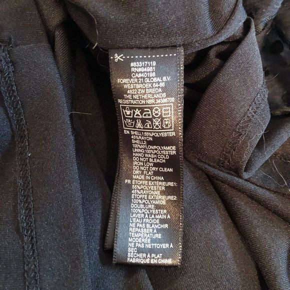 Roxy Beca Size S Black heart lace - Picture 5 of 10